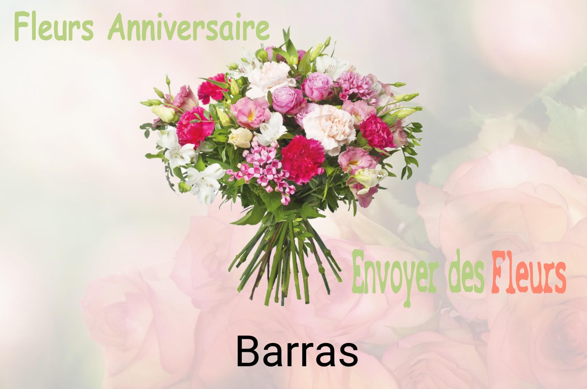 Bouquet de fleurs d’anniversaire livré à Barras