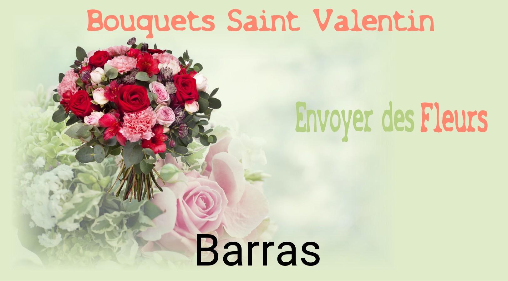 Roses de Saint-Valentin livrées à Barras